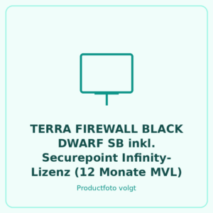 TERRA FIREWALL BLACK DWARF SB inkl. Securepoint Infinity-Lizenz (12 Monate MVL)