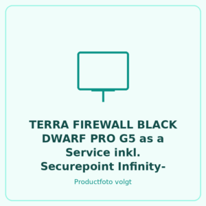 TERRA FIREWALL BLACK DWARF PRO G5 as a Service inkl. Securepoint Infinity-Lizenz VPN jährlich / Preis pro Jahr