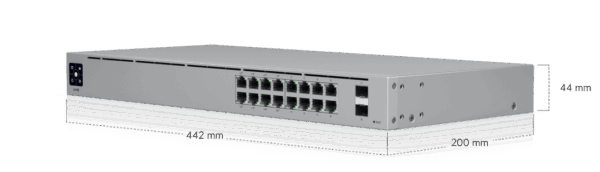 usw-16-poe-3 UniFi Switch Gen 2 - 16 poort, 42W PoE budget